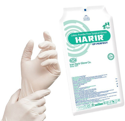 دستکش جراحی حریر